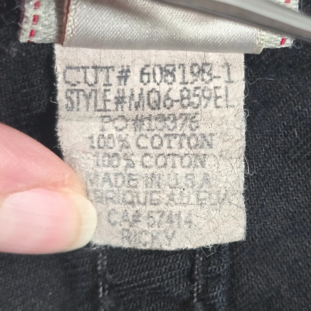 True Religion Ricky Jeans Y2K Mens 36 Black Flap Pocket Made in USA Denim